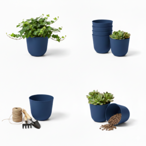 Osłonka wisząca naścienna - Niebieska