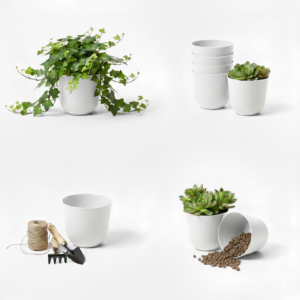 Osłonka wisząca naścienna - biała