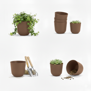 Osłonka wisząca naścienna - kakaowa