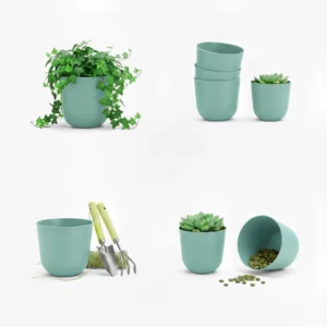 Osłonka wisząca naścienna - błękitna